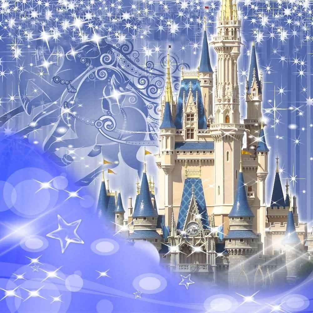 GladsBuy Spectacular Castle 10' x 10' Computer Printed Photography Backdrop Outdoor Architectural Theme Background XLX-496