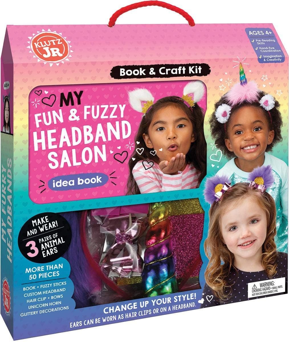 Klutz My Fun & Fuzzy Headband Salon Jr. Craft Kit