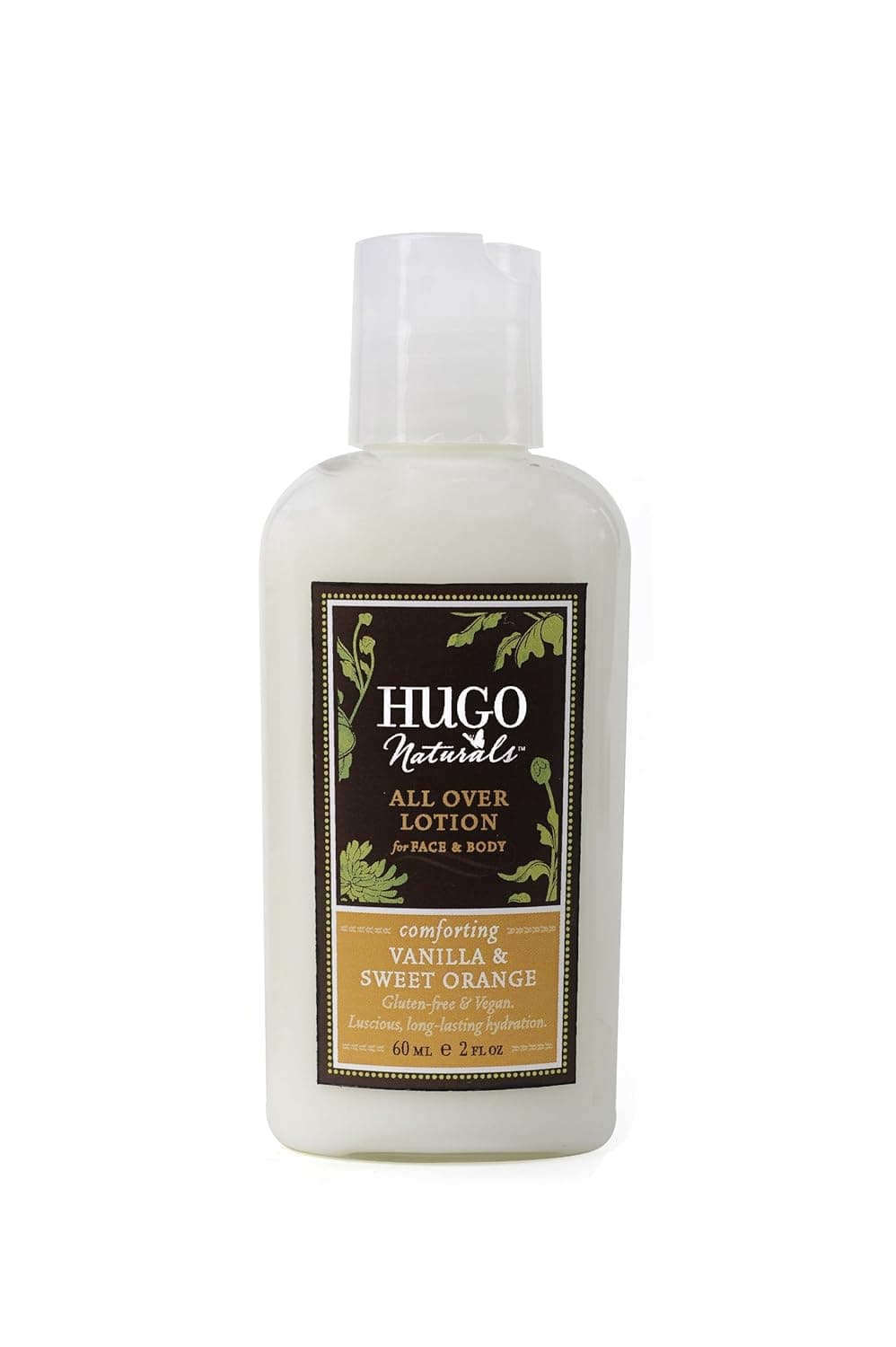 Hugo Naturals All Over Lotion, Vanilla and Sweet Orange, 2-Ounce (Pack of 3)