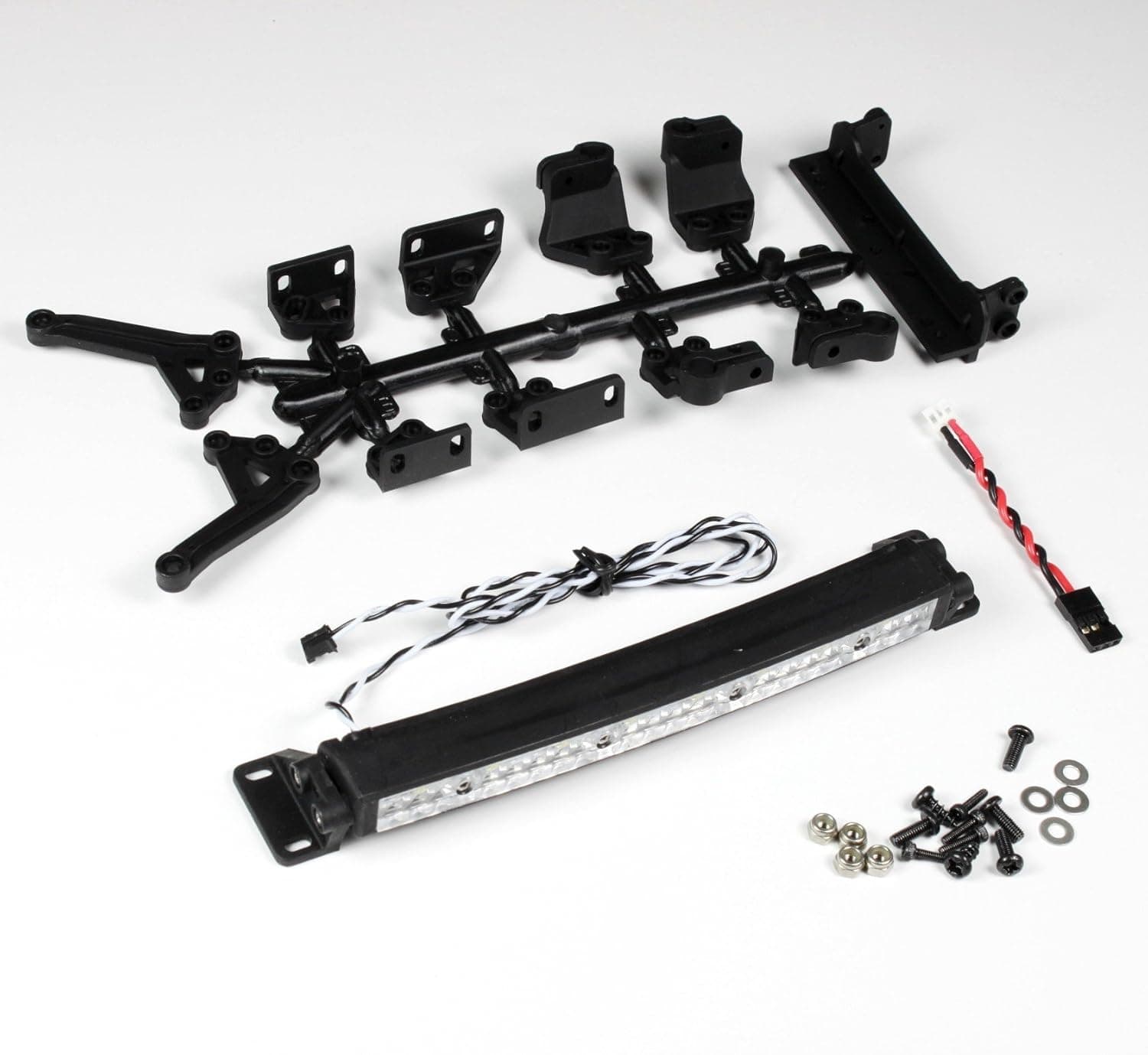 MyTrickRC Genuine MYK-FT2C Ultra-Bright 5" Scale RC Light Bar, Powers Off RC Vehicle Receiver, Mounting Brackets Included, Rugged Construction: High Tech Materials, 1W Epistar LEDs, and Waterproof