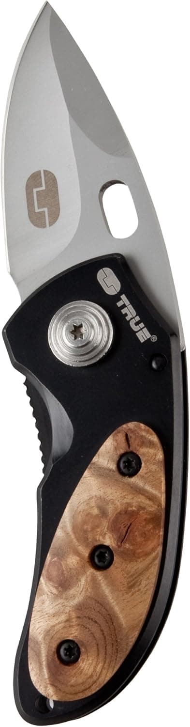 True Utility TU76 JacKnife General Purpose Knife with Wood Handle
