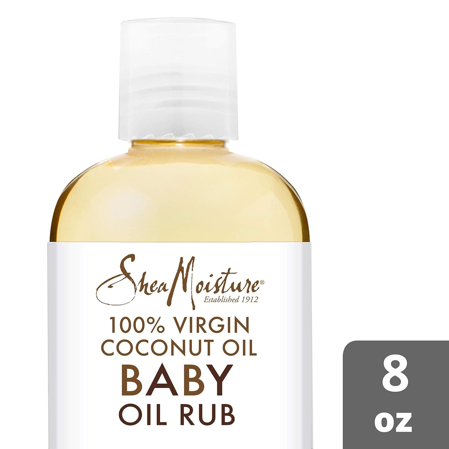 SheaMoisture 100% virgin coconut oil & murumuru baby oil moisturizer, 8 Fluid Ounce