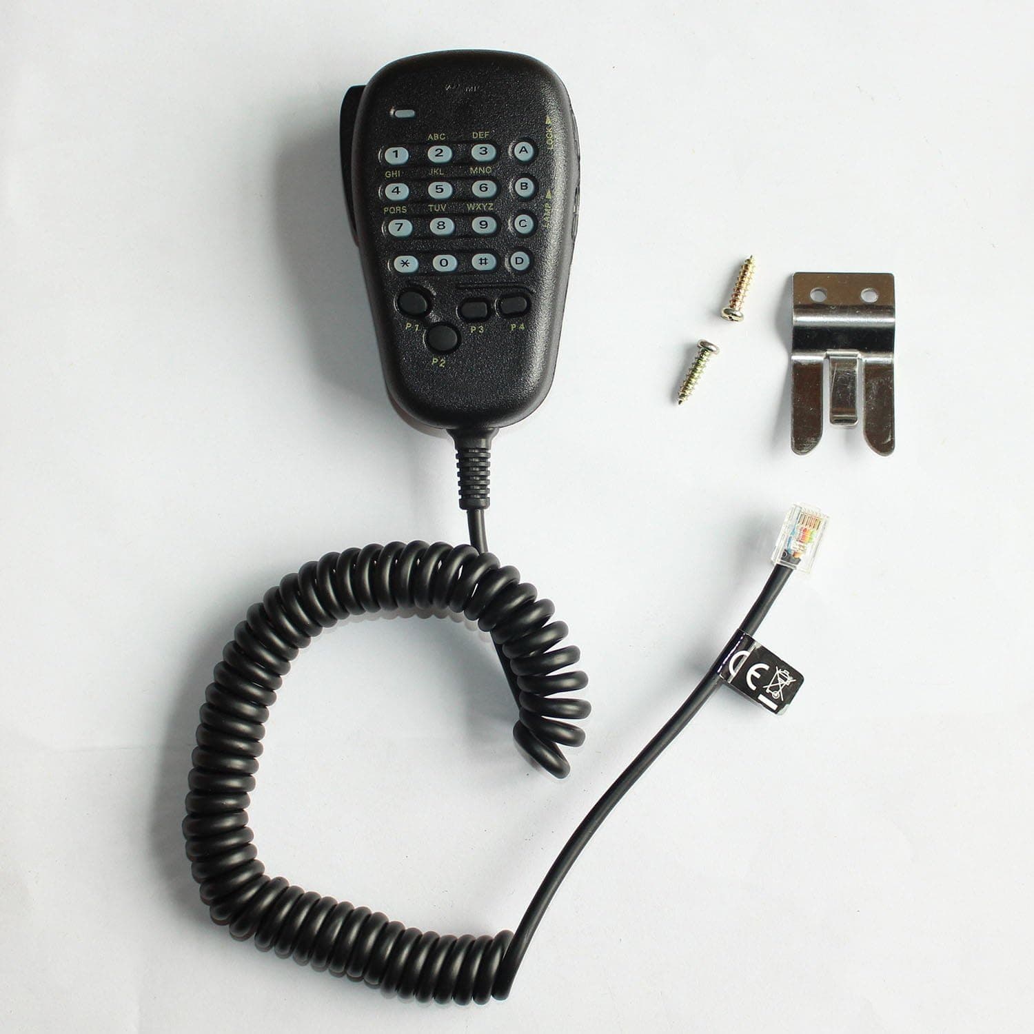 GoodQbuy® DTMF Handheld/Shoulder Mic for Yaesu Mobile Radio FT-90R FT-2600M FT-3000M FT-8000R FT-8100R MH-36 MH-36B6J 6-Pin