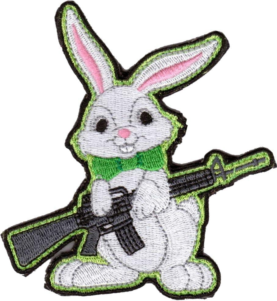 Gadsden and Culpeper Evil Easter Bunny AR-15 Tactical Morale Patch - Color