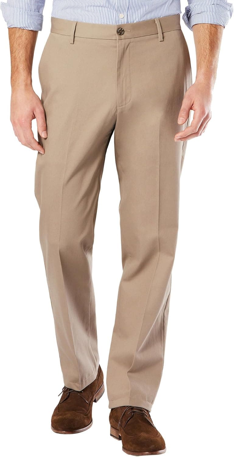 Dockers Men's Big & Tall Big and Tall Classic Fit Easy Khaki Pants-Pleated