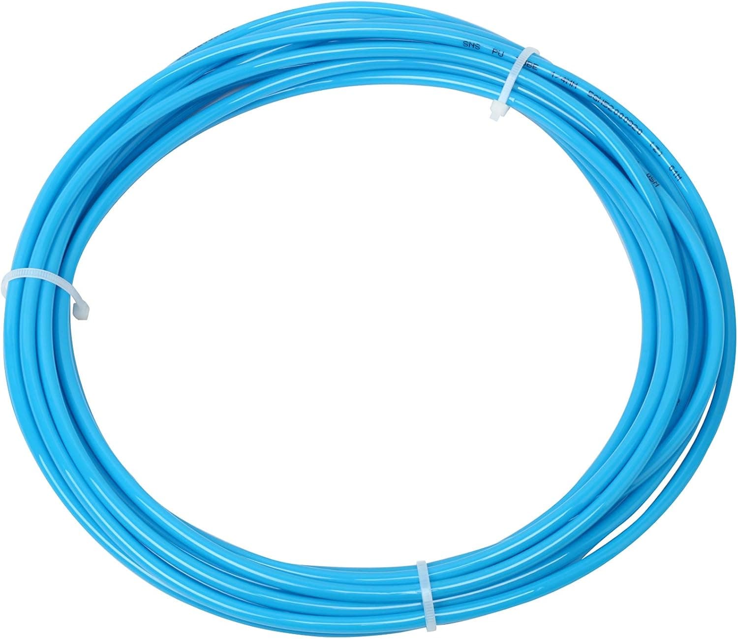 SNS Pneumatic 4mm x 2.5mm 10 Meters Blue Color PU Pneumatic Air Tubing Pipe Hose for Air line or Fluid Transfer