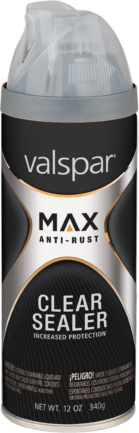 Valspar 69014 MAX Gloss Clear Anti-Rust Spray Paint - 12 oz.