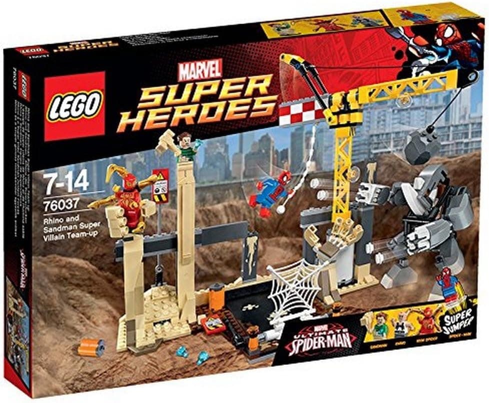 LEGO 76037 Super Heroes Rhino and Sandman Super Villain Team-Up