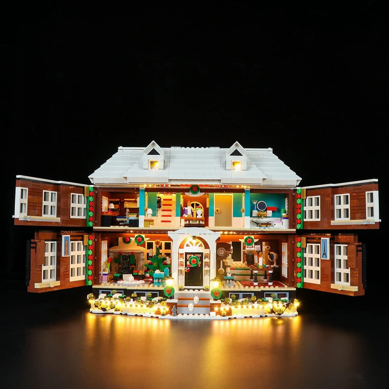 cooldac LED Light Kit for Lego 21330 Ideas Home Alone House Building Blocks Model Set,LED Light Kit for Ideas Home Alone 21330 ( Lights Set Only, No Blocks)--Basic Version