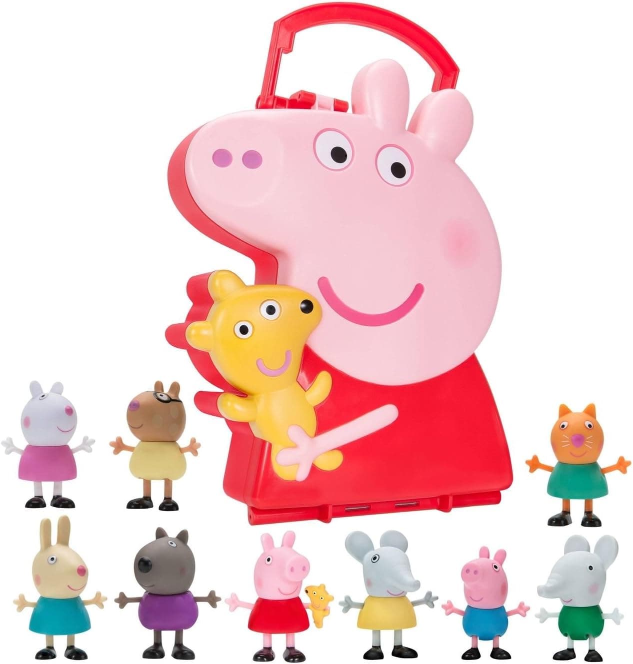 Peppa Pigs Carry Along Friends (Includes 10 Figures)