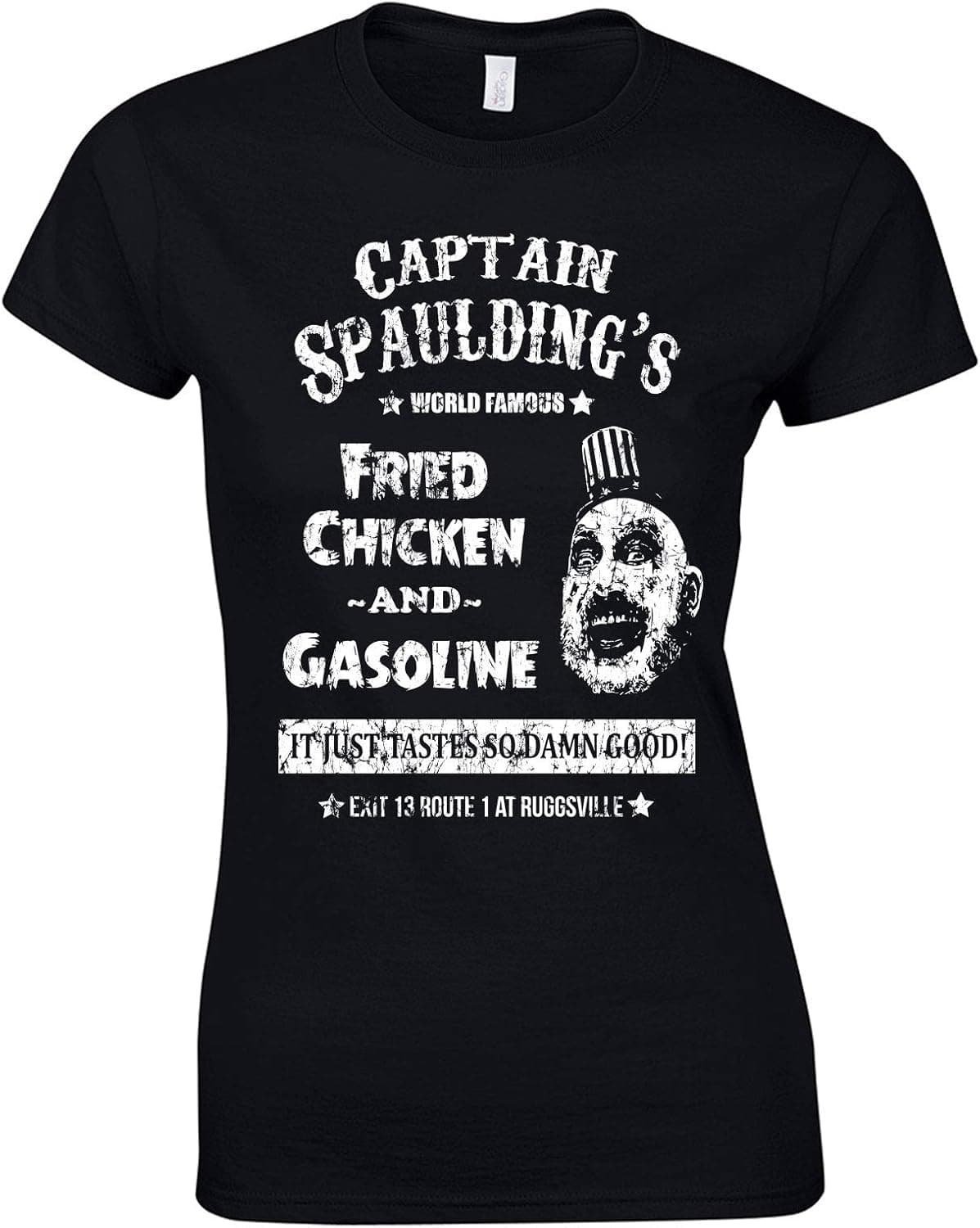 Swaffy Tees 560 Captain Spaulding Funny Women’s Tee Shirt