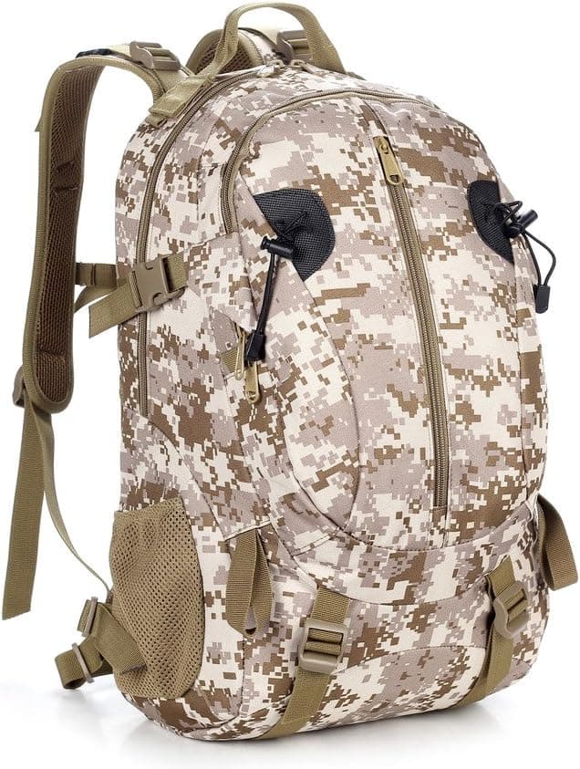 Paladineer Portable Outdoor Sport Waterproof Hiking Backpack Travel Dayback Military Backpack Waterproof Rucksacks Tactical Military Bag - Ideal for Military Fans,Camping,Hiking,Cycling,Climbing,Travel and Other Outdoor Activities 40L