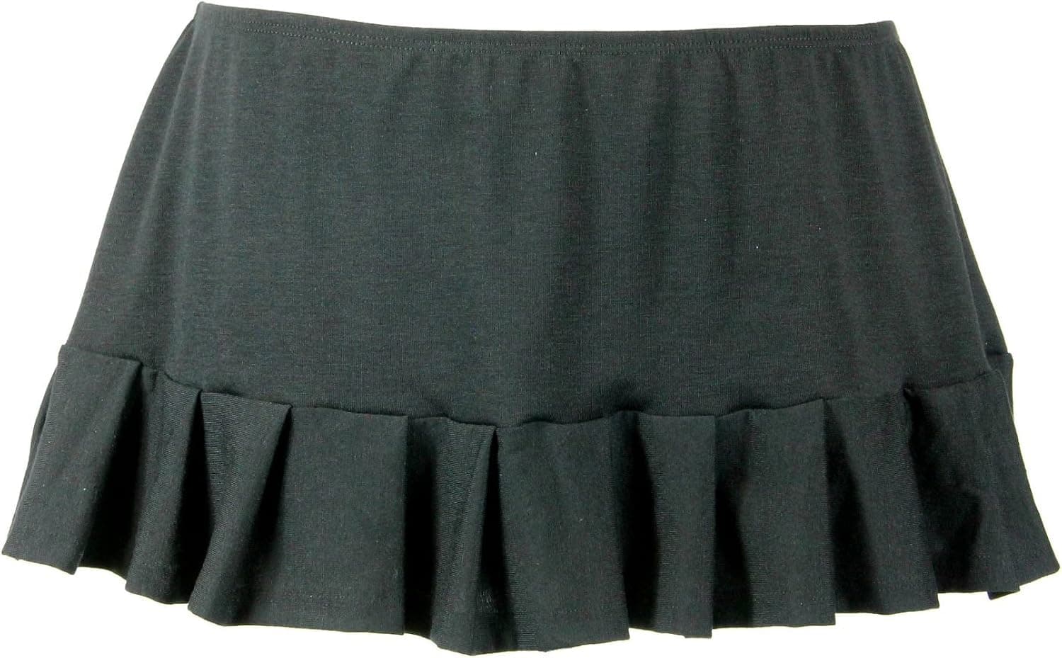 Black Pleated Micro Mini Skirt (3x/4x)