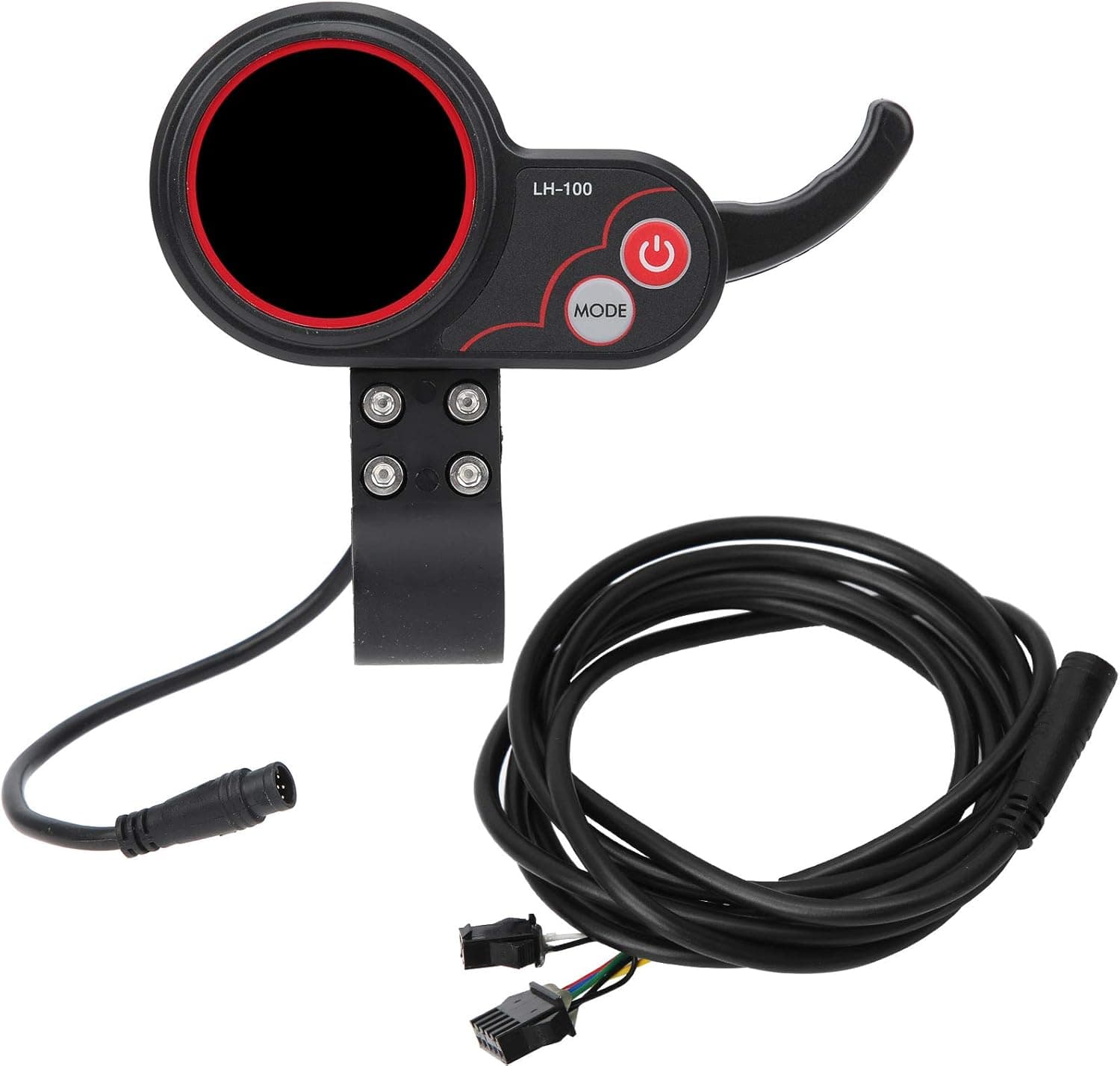 Practical Plastic Protection Thumb Throttle with Display, Excellent Workmanship Electric Thumb Throttle, for Electric Skateboard Electric Scooter