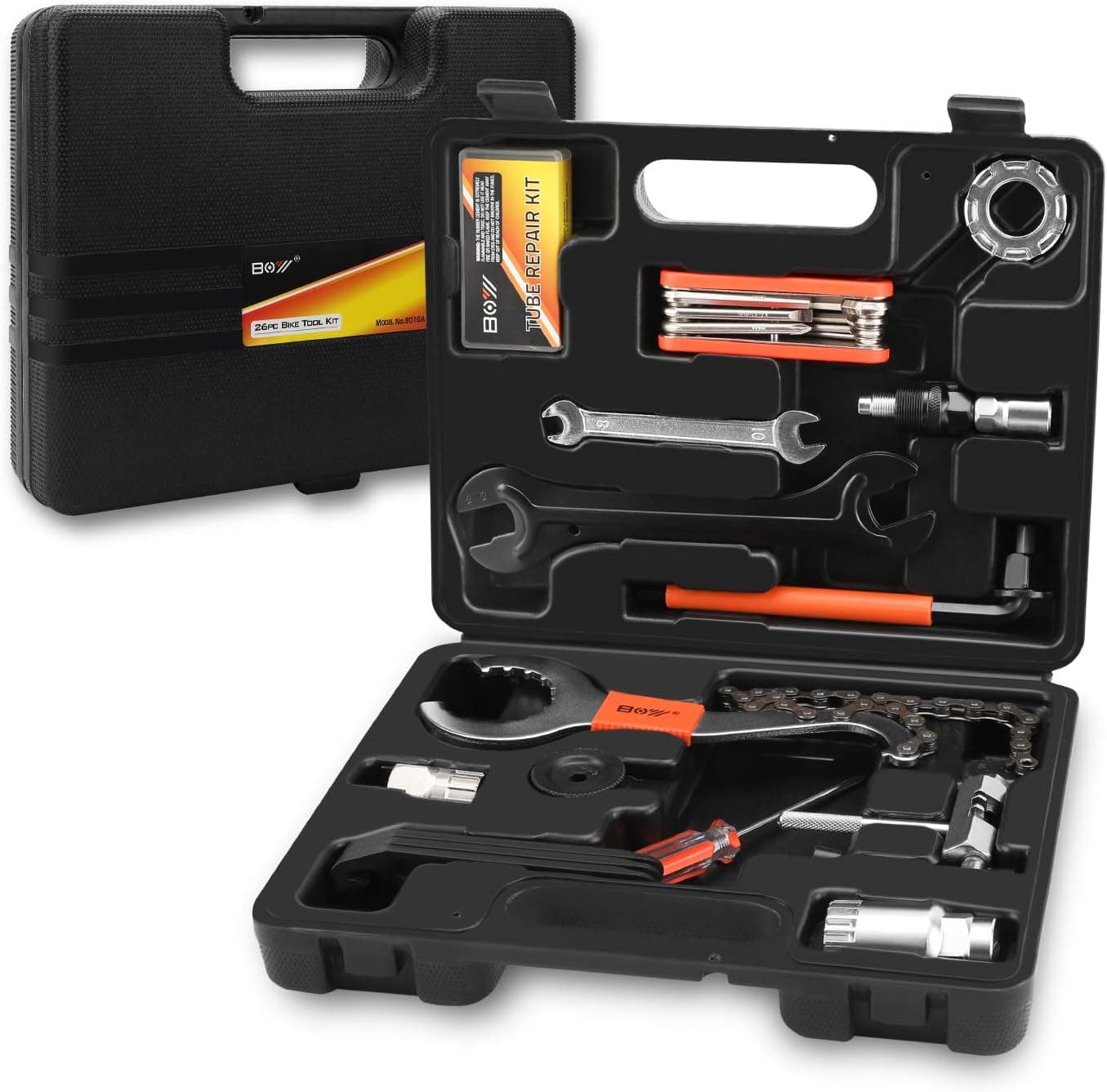 Bicycle Multi-Tool, Bike Cycling Mechanic Repair Tool Kit with Case for MTB/Road Bike, etc| Professional & Durable