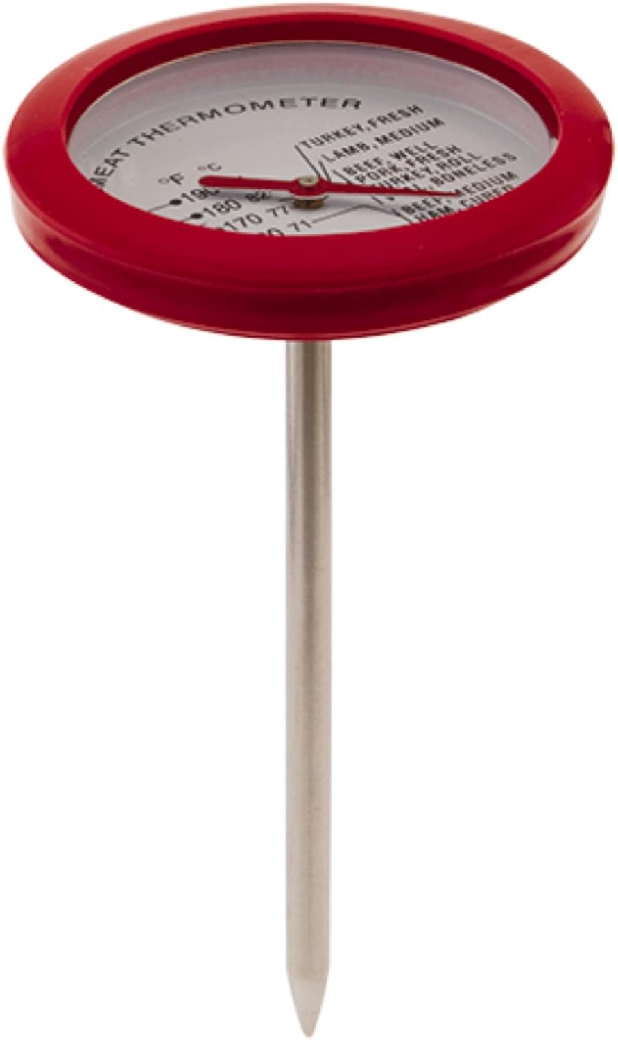 Farberware Protek Meat Thermometer with Silicone, Stainless Steel