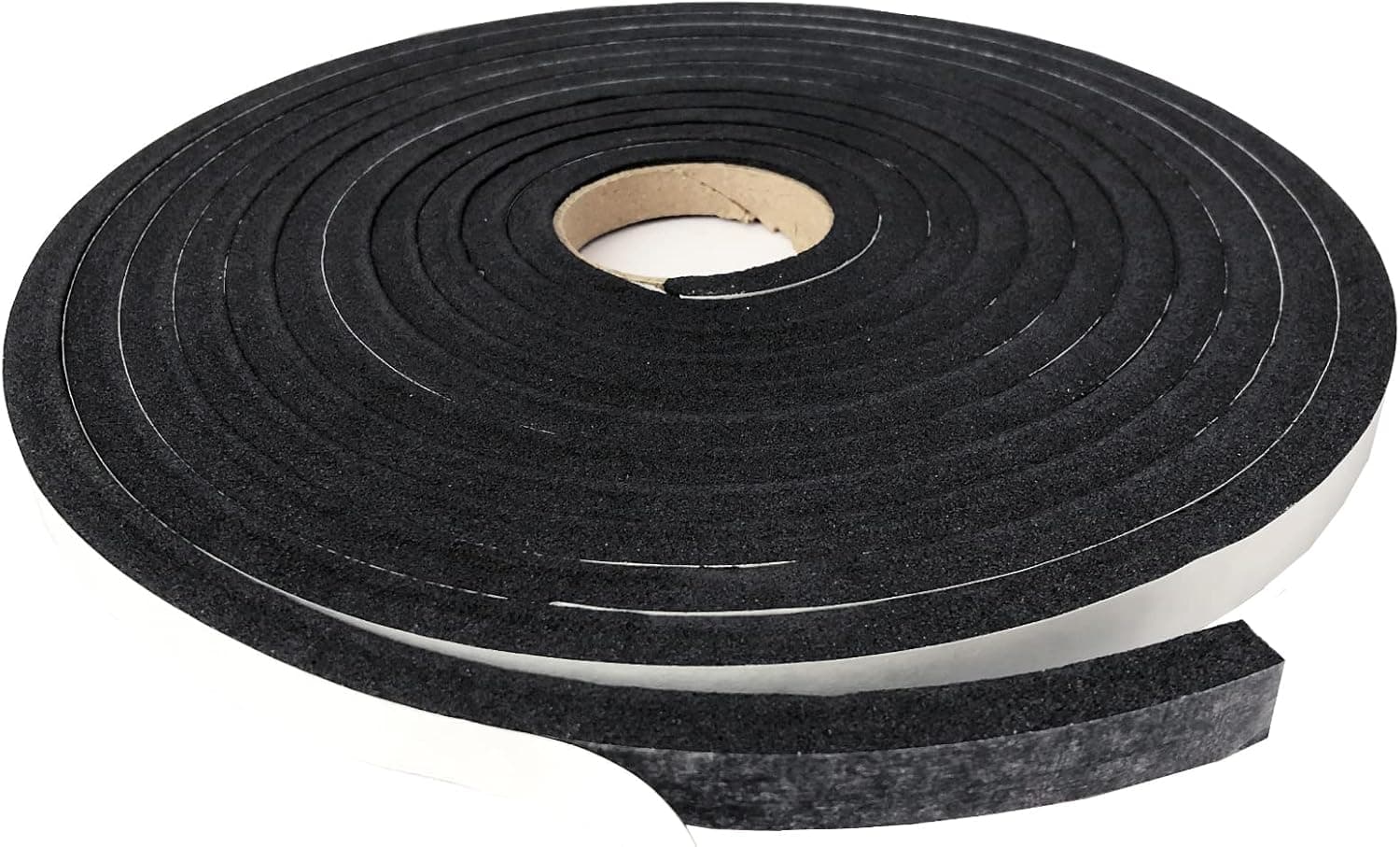 Foam Insulation Tape Self Adhesive,Weather Stripping for Doors and Windows,1/2” x 3/8” x 16.5FT Soundproof Weatherstrip Door Seal, Air Conditioning Seal Strip,DIY Foam Roll