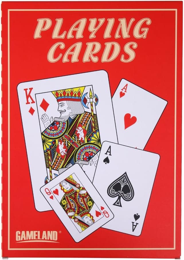 GAMELAND Super Jumbo Playing Cards (Humongous 8-1/4" x 11-3/4" Cards)