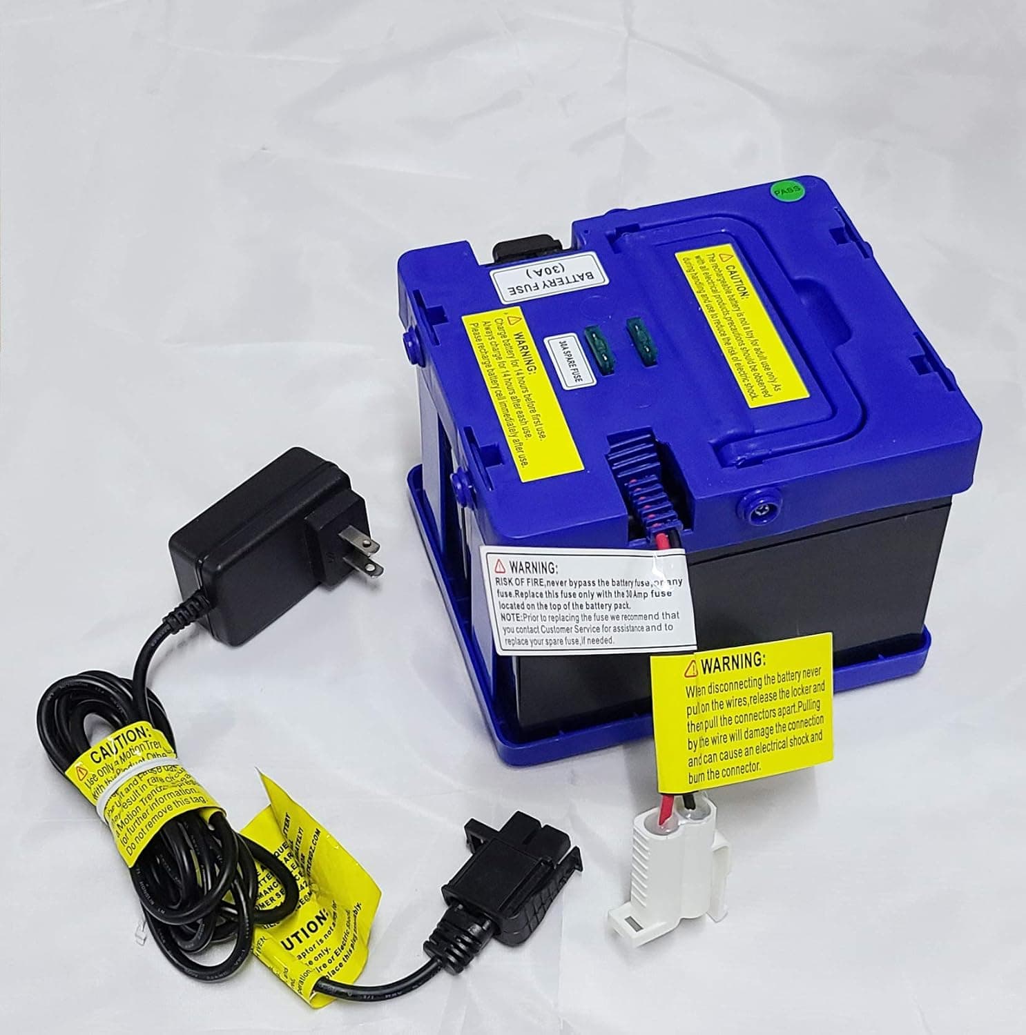 SHARIVVY 24 Volt Battery and Charger Compatibal with for Motion Trendz Mega Tredz Yamaha Grizzly Action Wheels Monster Jam Grave Digger Thunder Tank Battery Powered Ride On