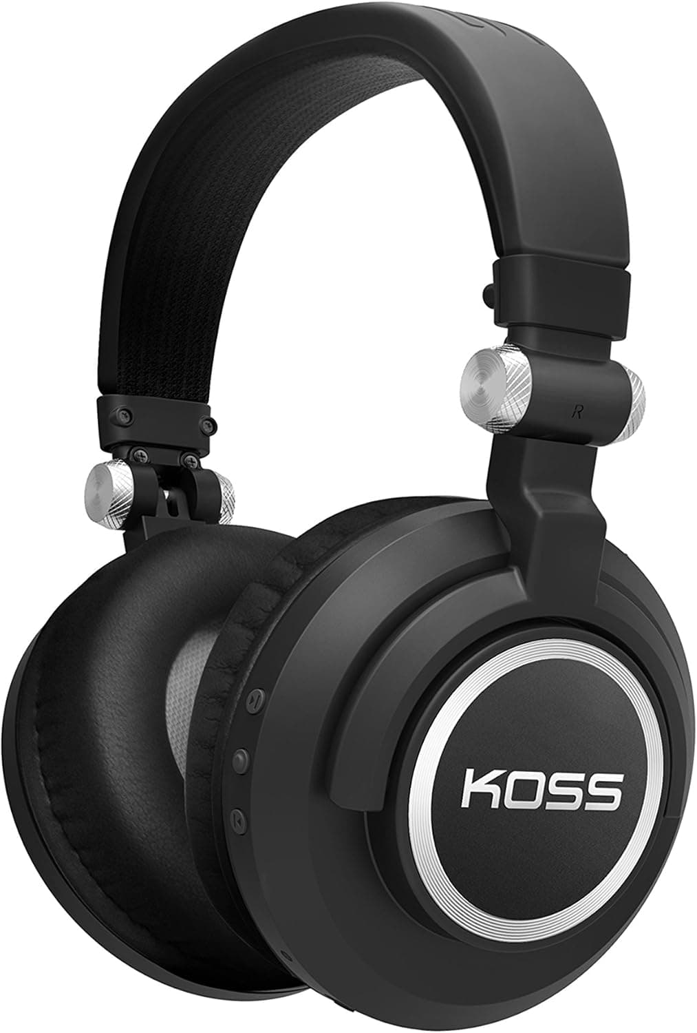 Koss BT540i Full Size Bluetooth Headphones, Black with Silver Trim