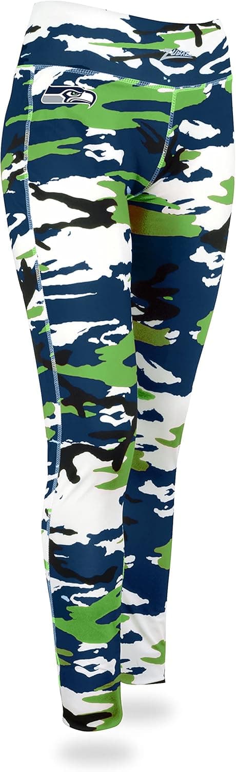 Zubaz NFL Women's Camo Leggings, Team Options