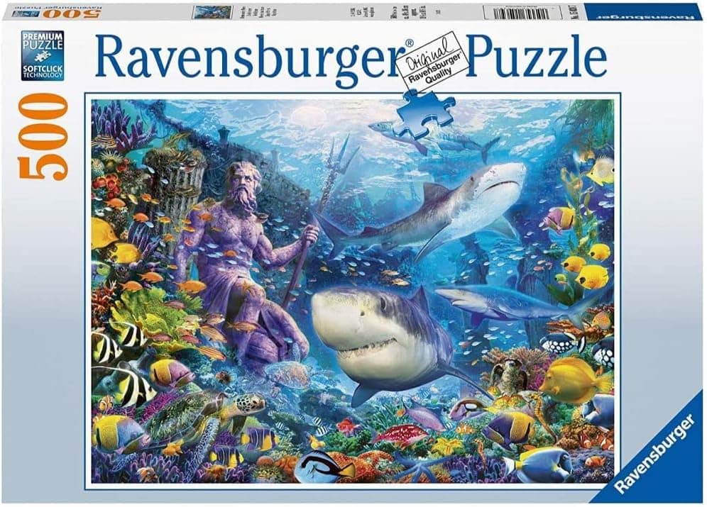 Ravensburger King of The Sea 500 Piece Jigsaw Puzzle for Adults - 15039 - Every Piece is Unique, Softclick Technology Means Pieces Fit Together Perfectly