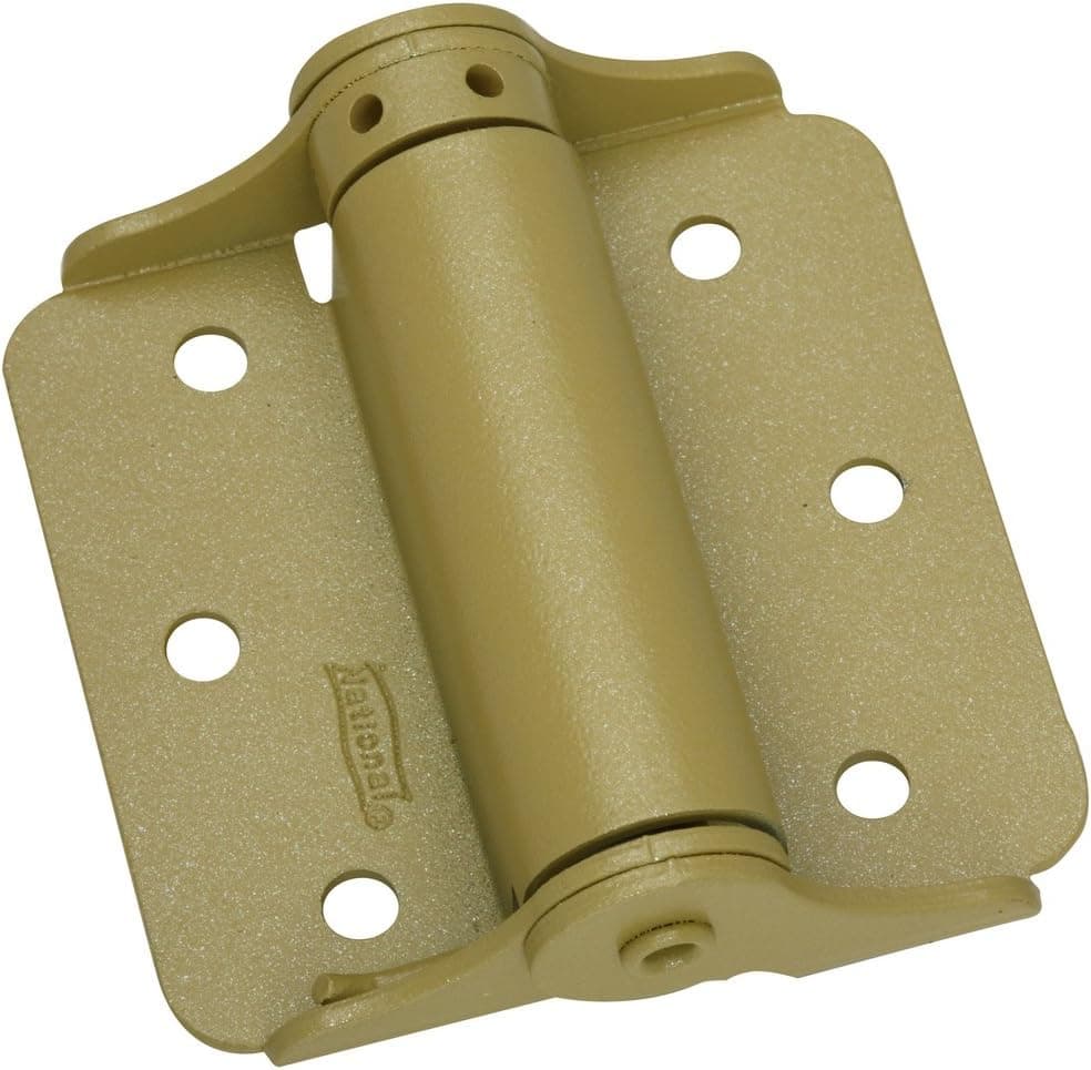 National Hardware N115-006 125 Adjustable Spring Hinges in Brass , 3", 2 piece