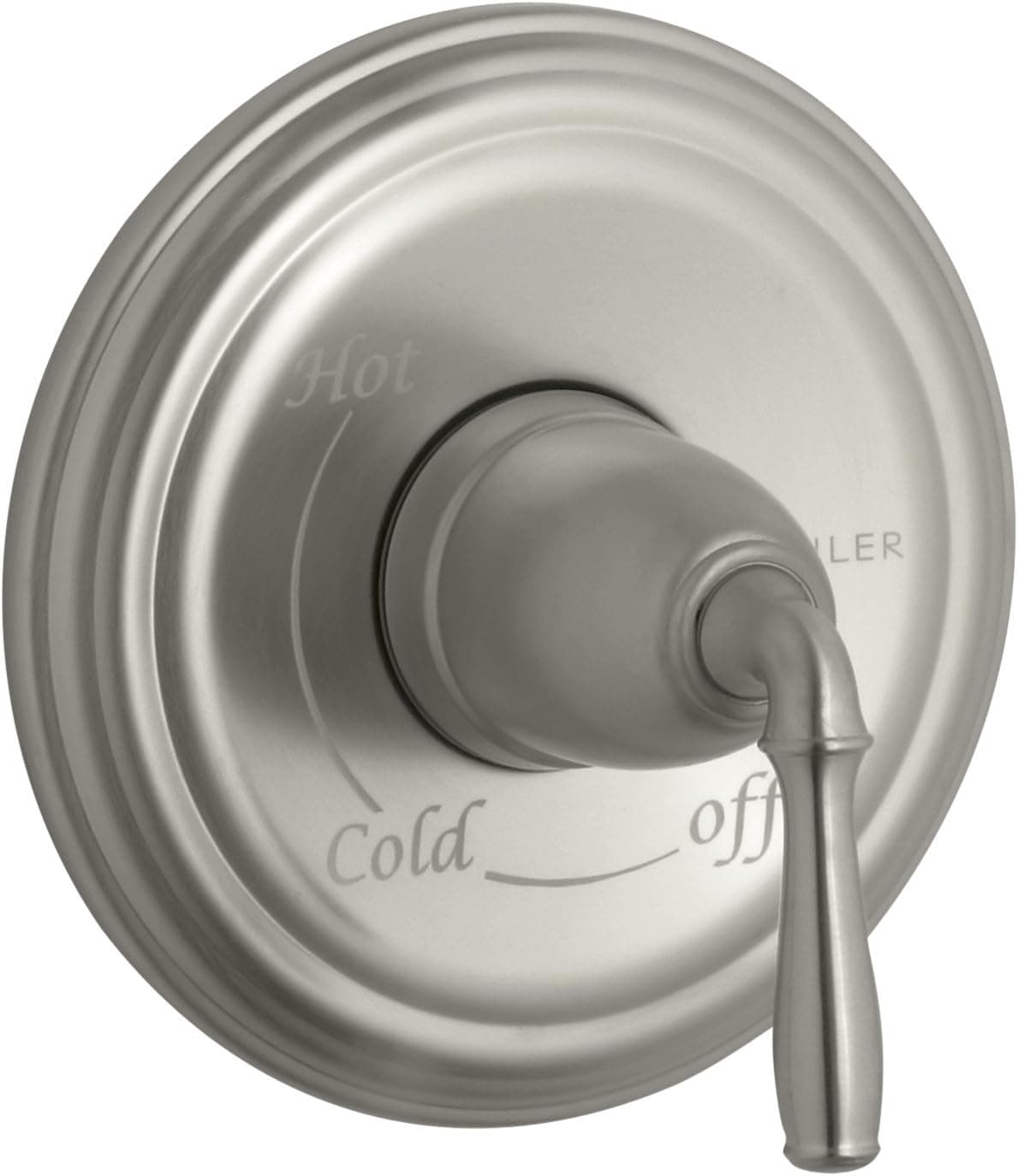 KOHLER K-T397-4-BN Devonshire Rite-Temp Pressure-Balancing Valve Trim, Vibrant Brushed Nickel