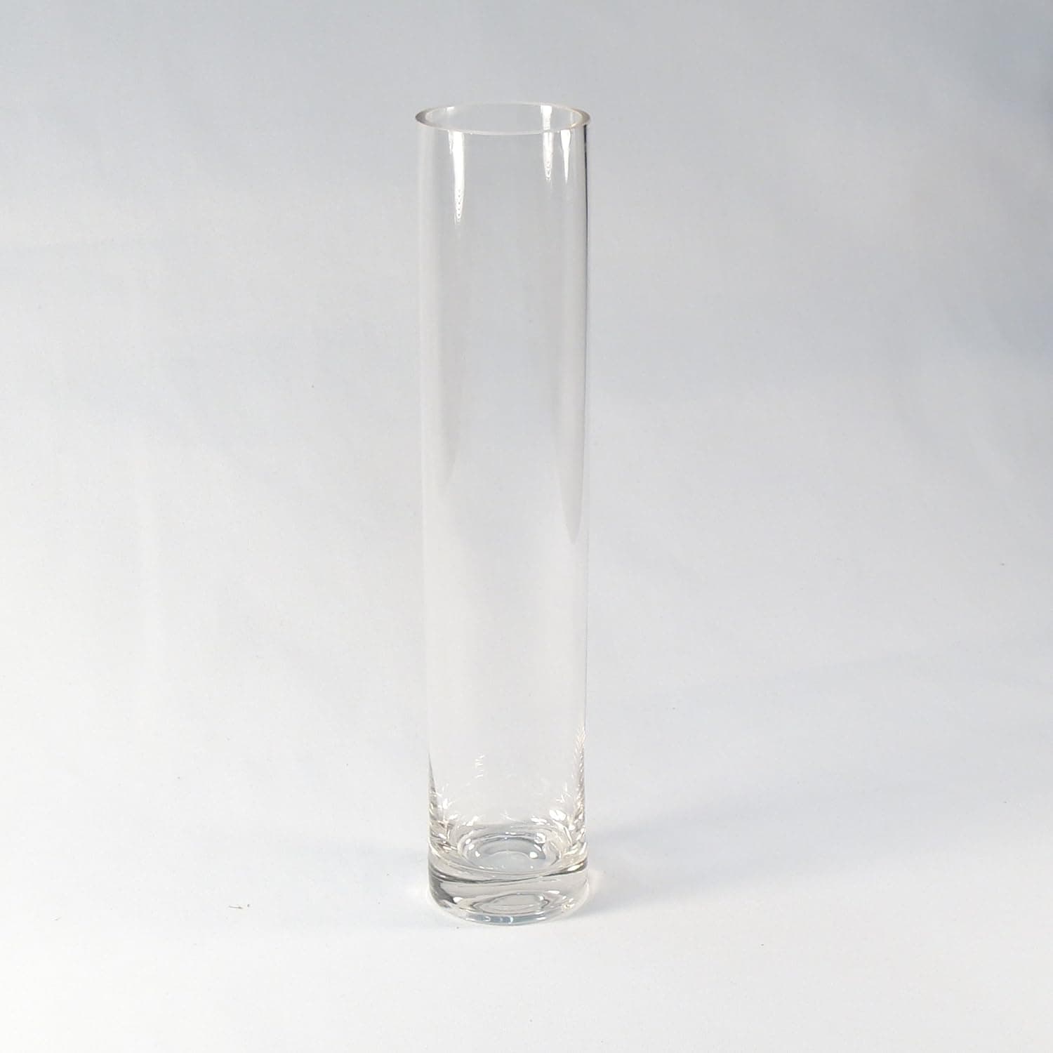 10" Cylinder Bud Vase - Clear Glass - Great for Wedding Centerpiece - Vases Flower