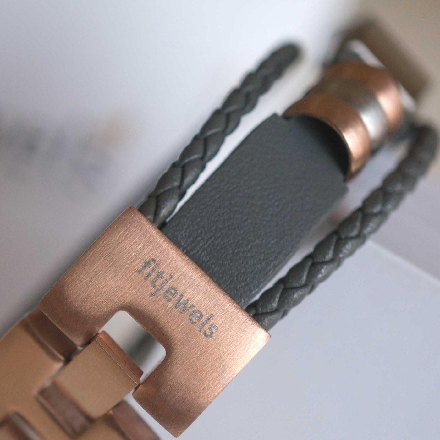 fitjewels Alta - Alta HR - Bands - Aurel Leather Replacement Band, Available in Black, Brown, Gold, Silver and Grey