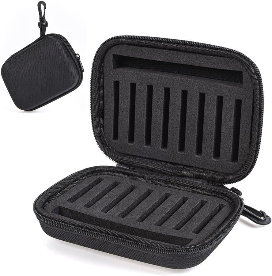Toasis Fishing Lure Storage Wrap Bag Spinner Baits Wallet Case Black Color