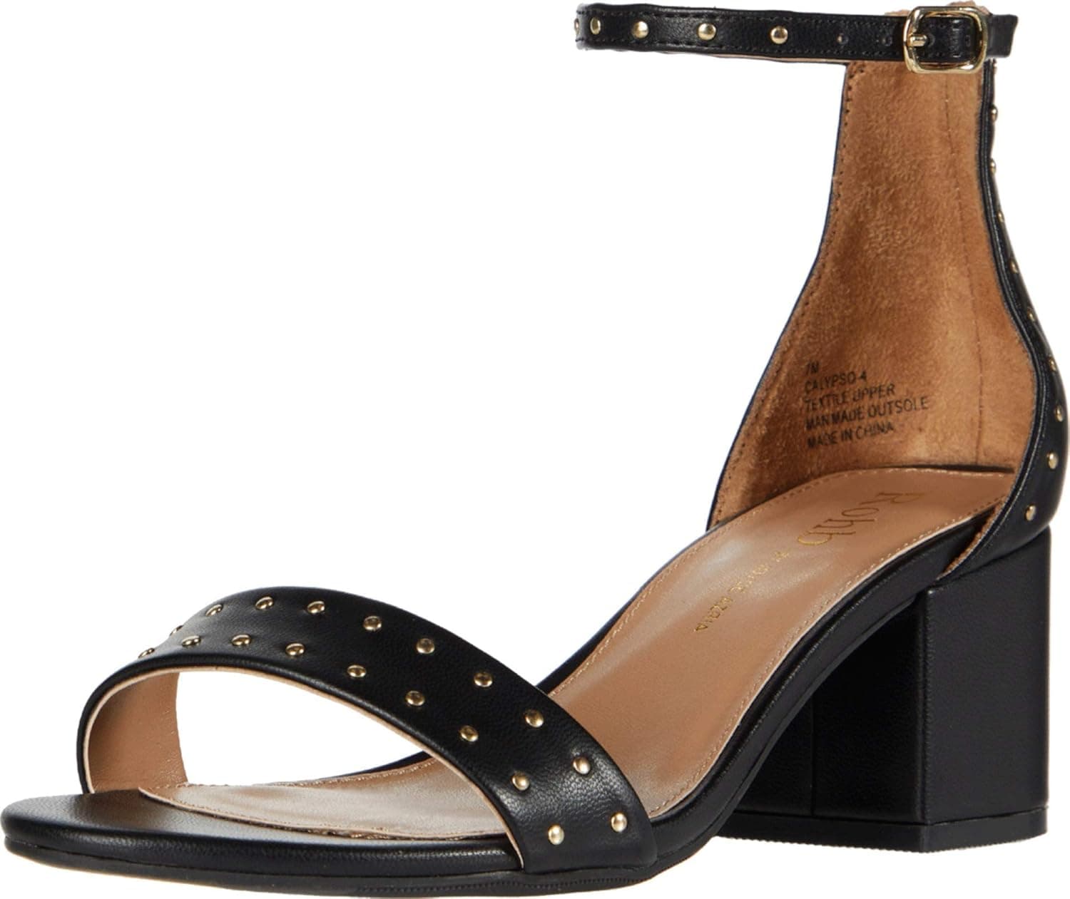 Rohb by Joyce Azria Calypso Mid Heel & Low Heel Ankle Strap Sandal