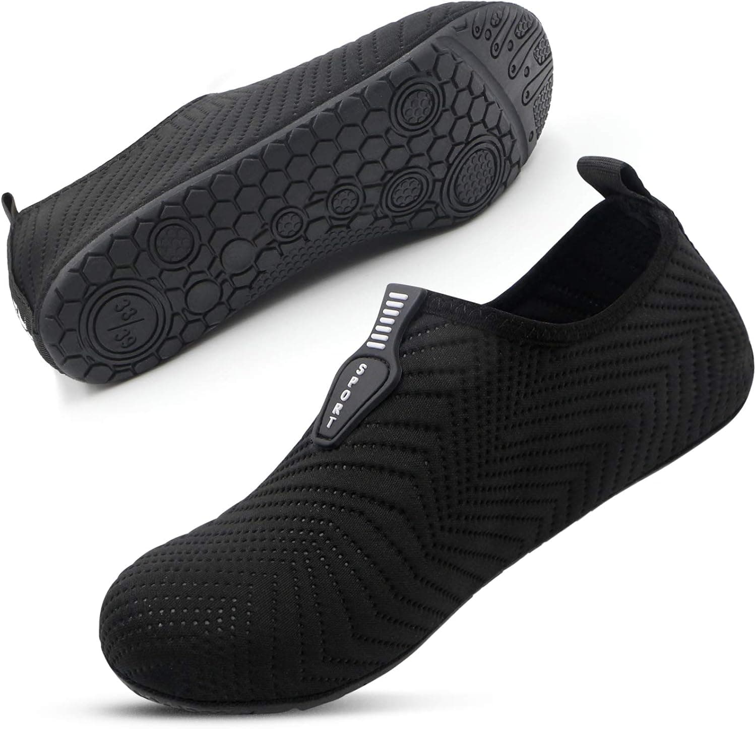 KARAZZO Mens Womens Water Shoes Aqua Shoes Socks Quick-Dry Lightweight Barefoot Shoes