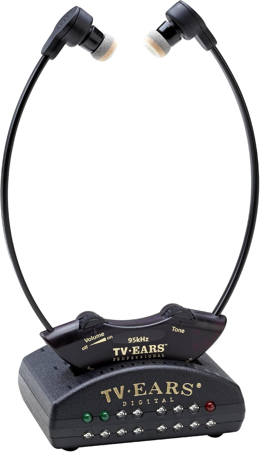 TV Ears 11241 Digital Premium Headset System, Black