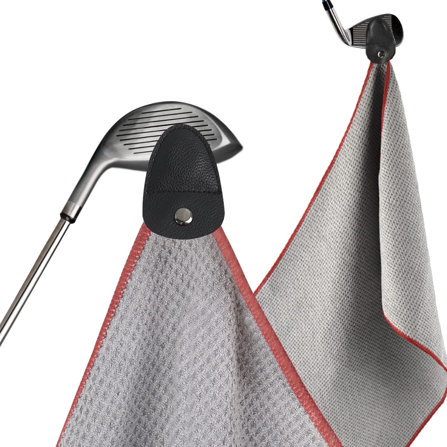 Banooo Magnetic Golf Towel Microfiber Fabric Waffle Pattern Golf Towels for Men Woman Golfer Gifts for Men, Golf Accessories for Men, Industrial Strength Magnet for Strong Hold to Golf Carts or Clubs