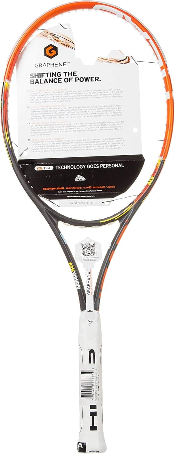 Head YouTek Graphene Radical REV Tennis Racquet. Grip Size -3 (4 3/8)