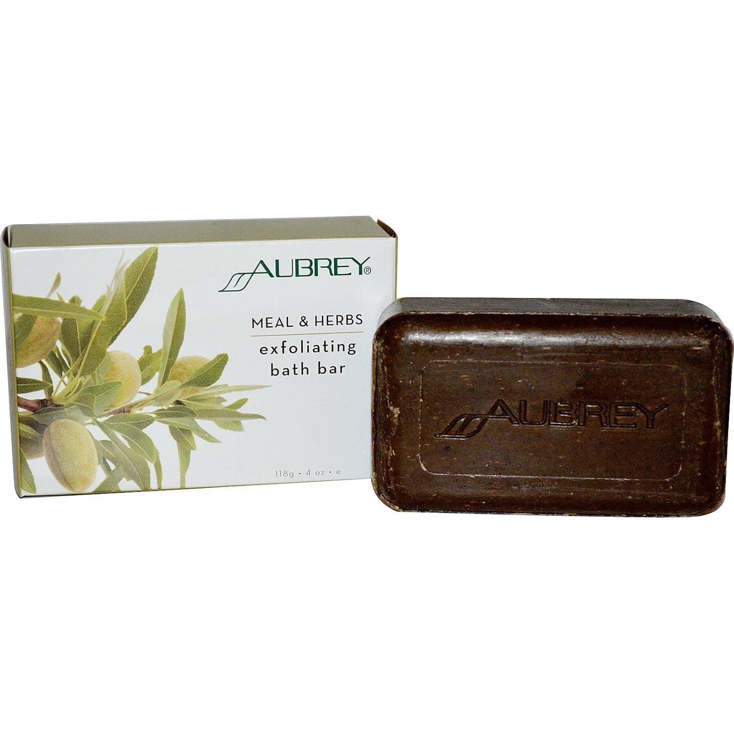 Aubrey Organics Meal and Herbs Exfoliating Bar Soap - 4 oz