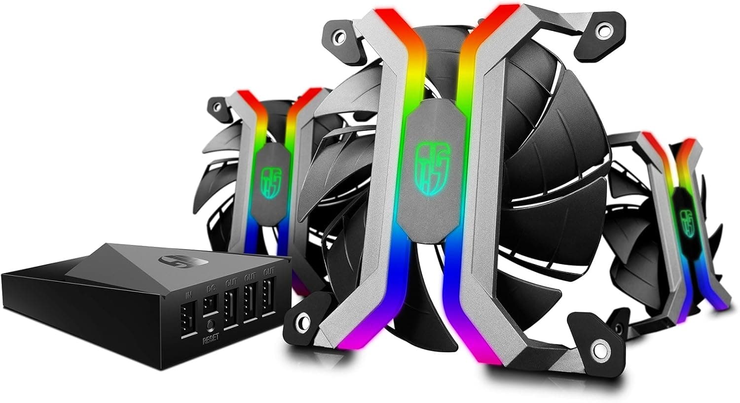 DeepCool Gamer Storm Mf120 Smart Case Fan App Programmed Fan Speed Cooling MF 120