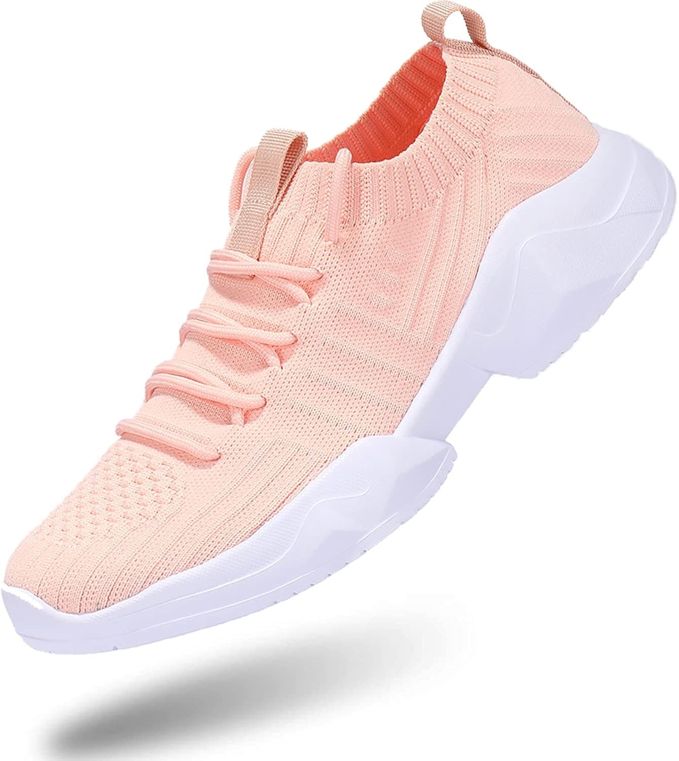 UUBARIS Running Shoes for Women Comfort Sneakers Walking Tennis Fashion Shoes Pink Size 8