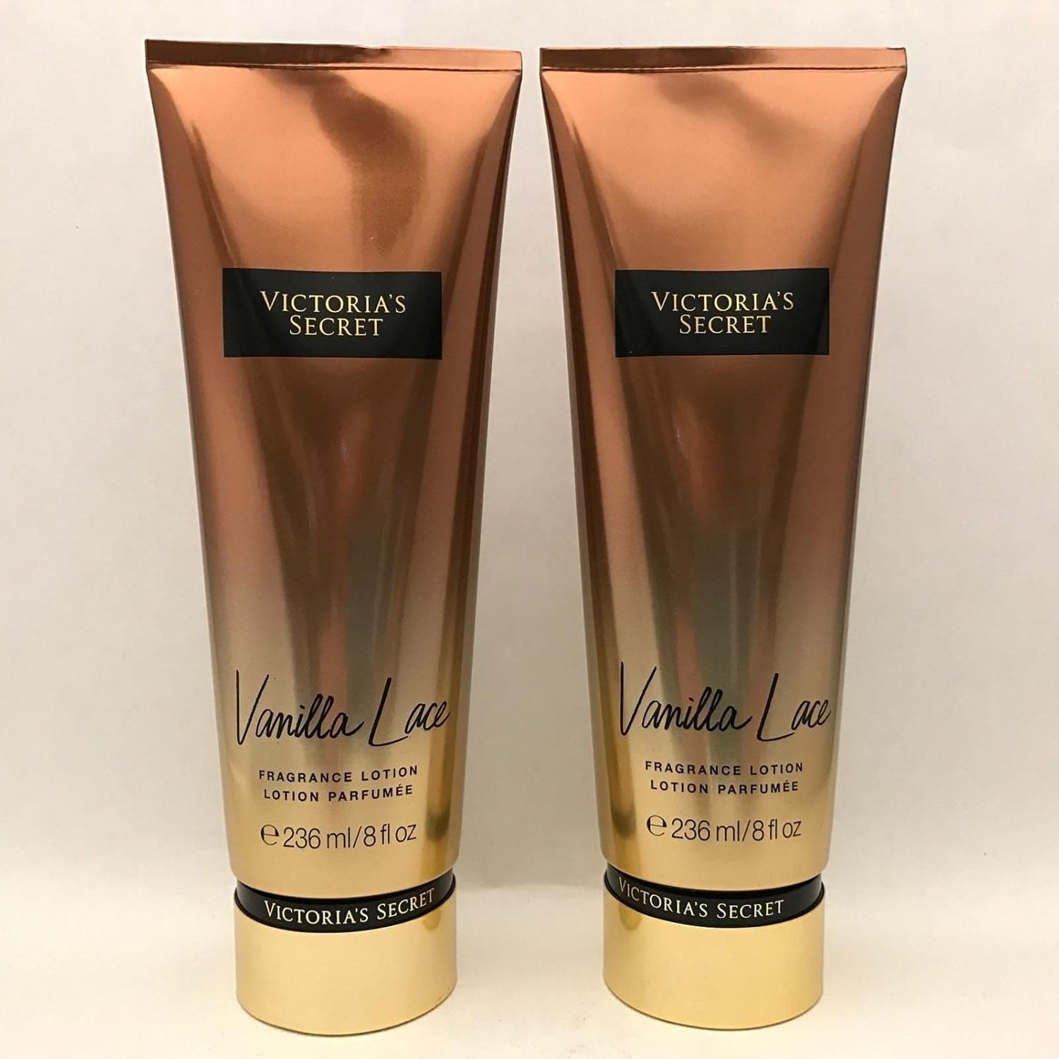 Victoria's Secret [2 pack] Lotion Vanilla Lace, Full size 8 oz. each