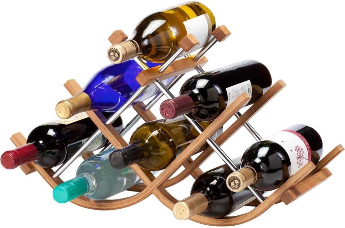 Bamboo Lotus Wine Rack
