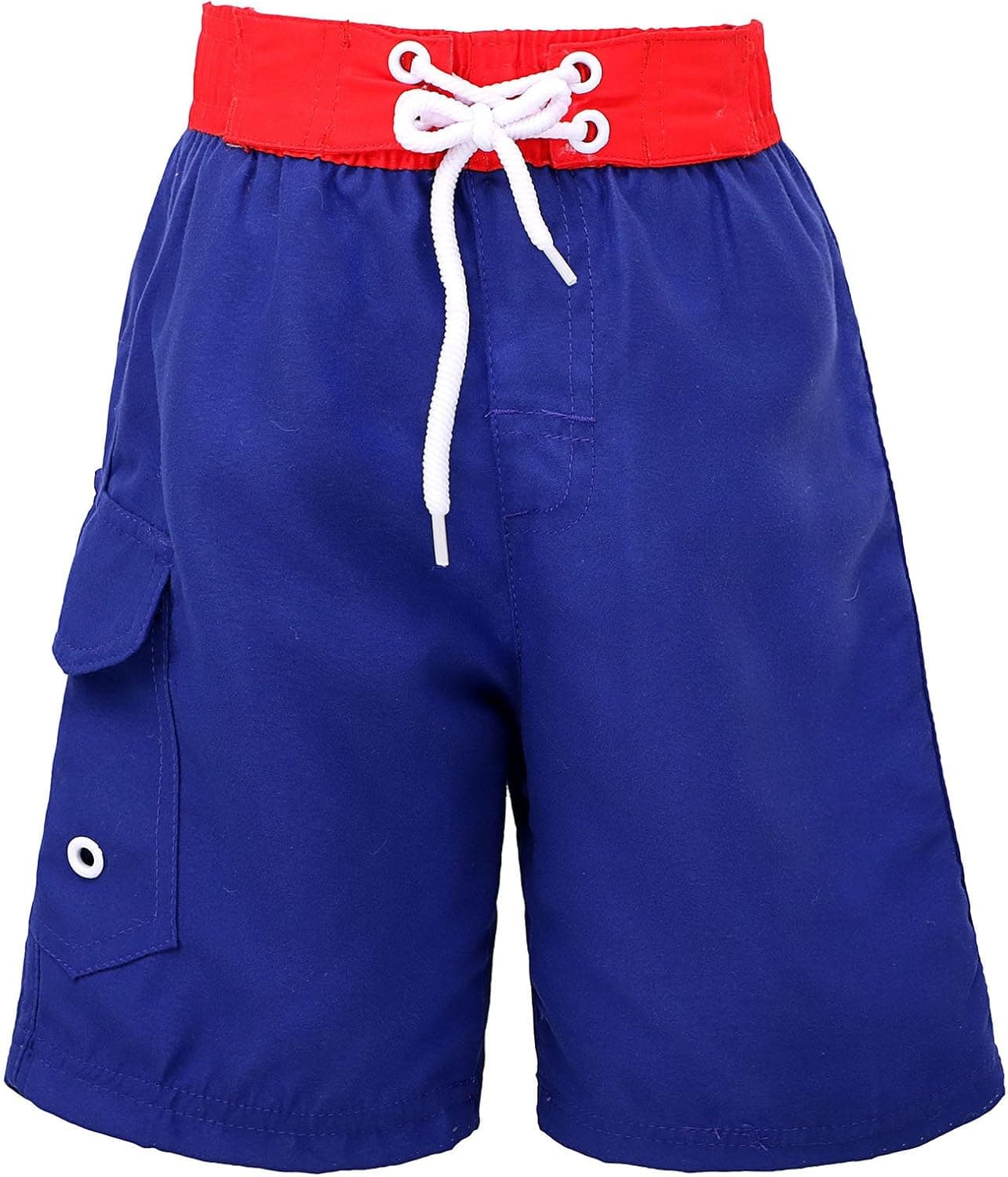 Kids' Fast Drying Sea Creature 50+ Sun Protection Swim Trunks,Blue,XL