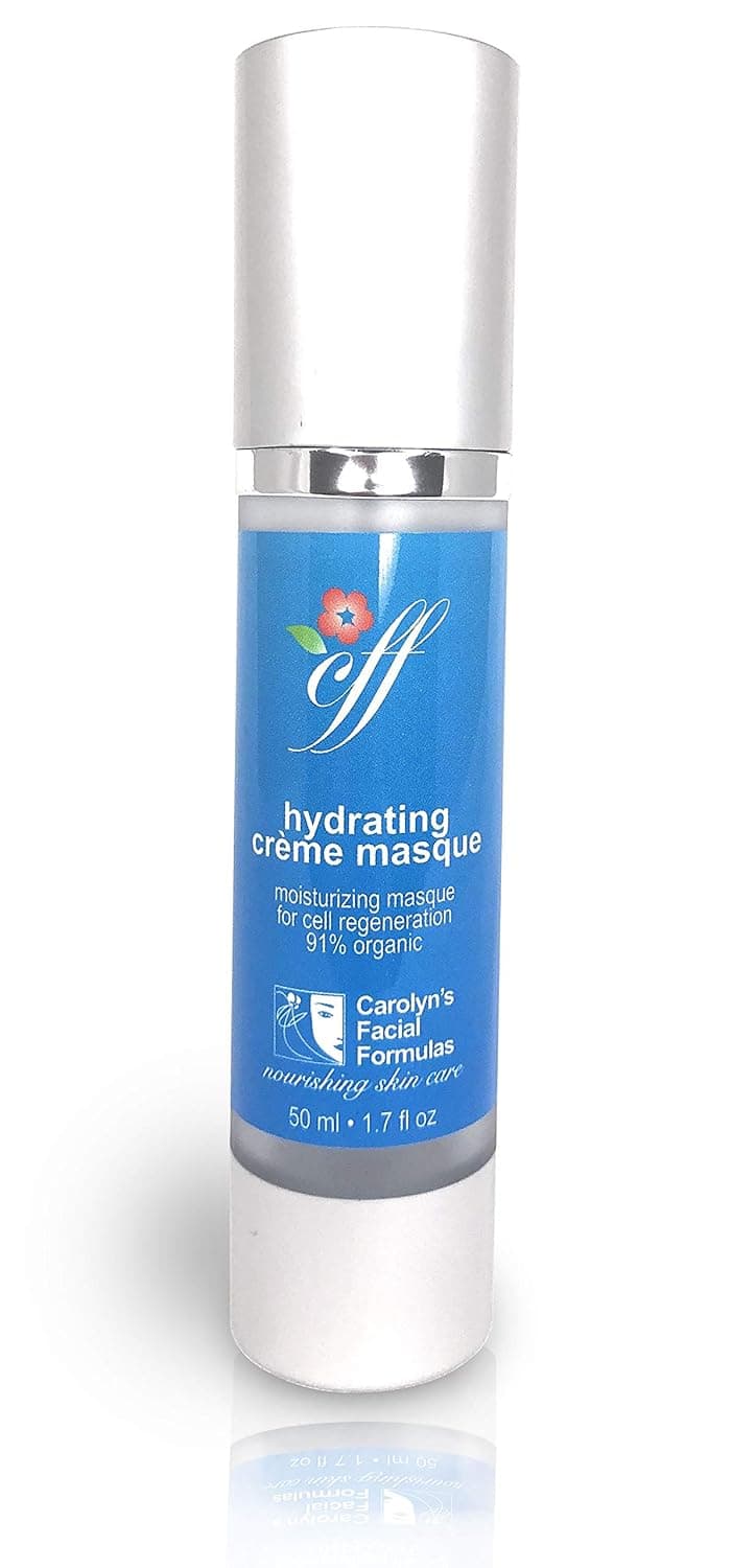 Carolyn's Facial Formulas Hydrating Crème Masque | Containing Aloe, Olive and Jojoba Oil Extracts | Moisturizing And Nourishing Masque | Helps to Soothe, Hydrate, Heal | Made In USA