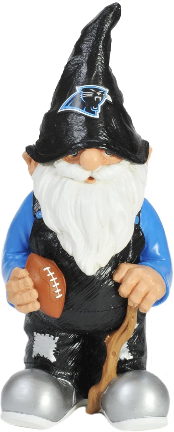 FOCO NFL Resin 11.5" Team Logo Outdoor Garden Statue Gnome