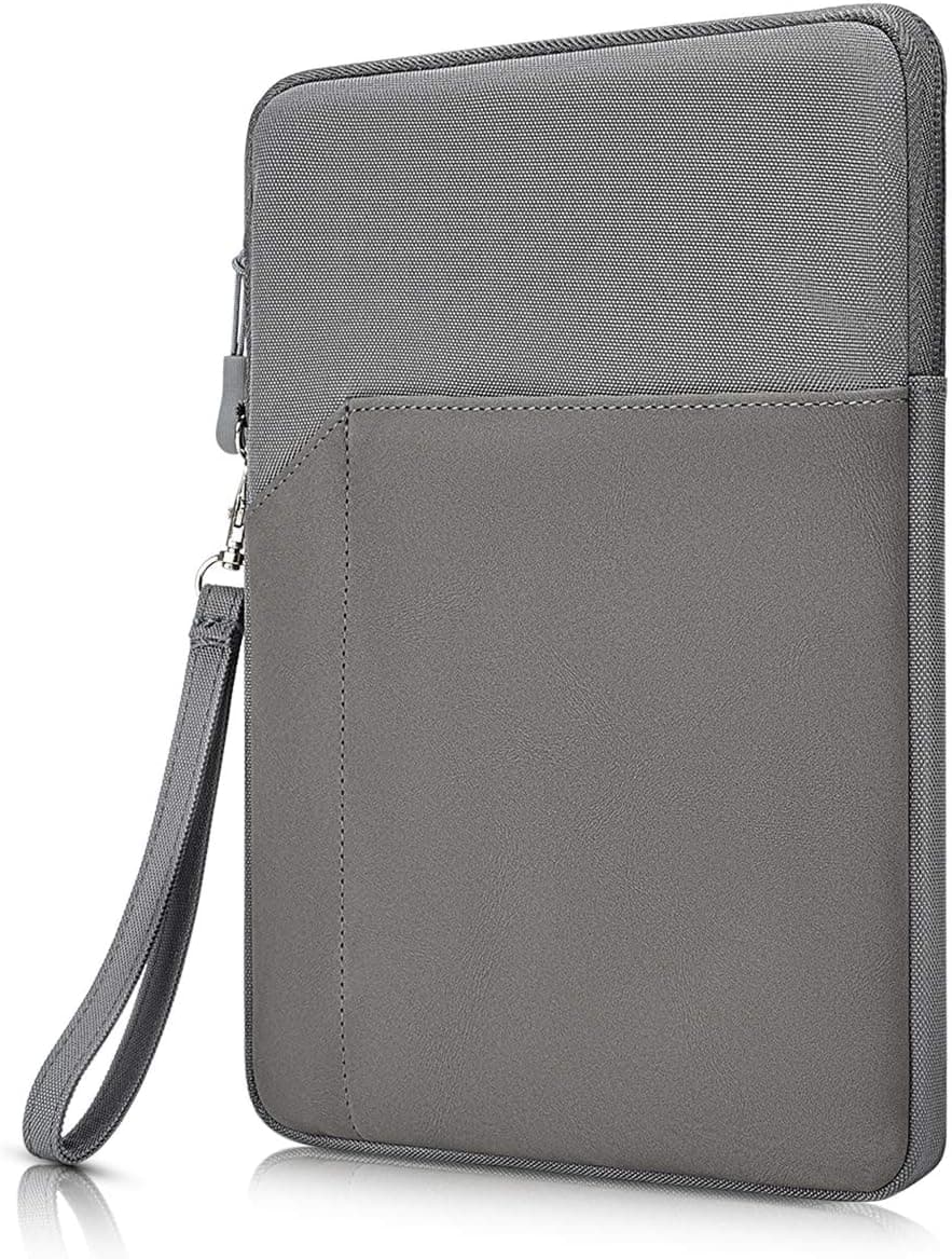 9.7-11 Inch Tablet Sleeve Case for 2020 iPad Pro 11, iPad 8th Generation 10.2, iPad Air 4 10.9", iPad 9.7, Surface Go 2, Samsung Galaxy Tab 10.1 Protective Bag, Space Gray
