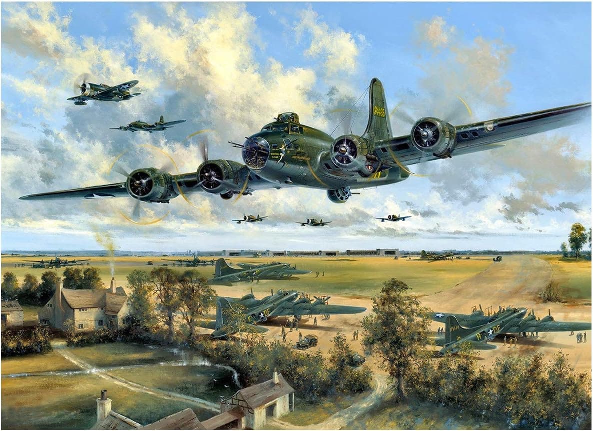 Airplane Wooden Jigsaw Puzzle for Adults IQ Game Intellectual Hands-On Challenge Brain Leisure Time Home Decoration Gift