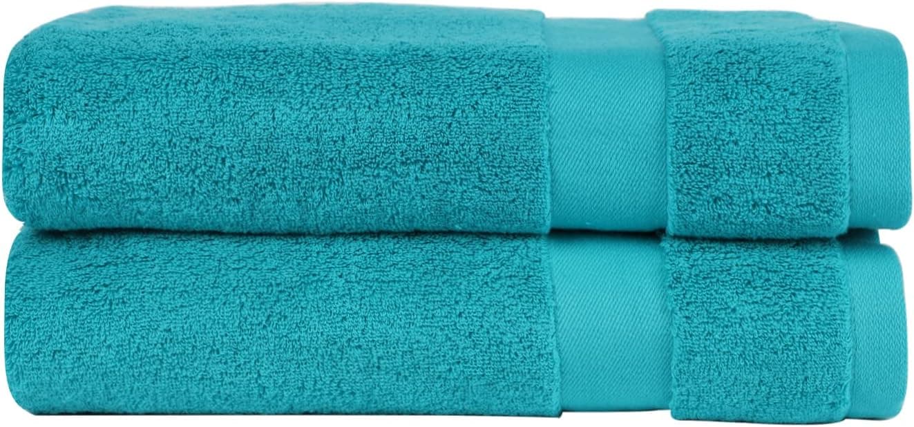 Auxory Bath Towels 2 Pack,Highly Absorbent Bath Towels Set,Hotel Spa 28" x 55'' Shower Towels,Super Soft Towels for Daily Use