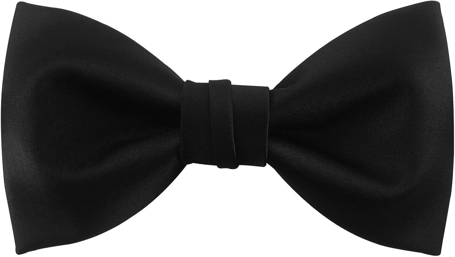 Mens Matte Satin Bowtie Solid Bow Ties
