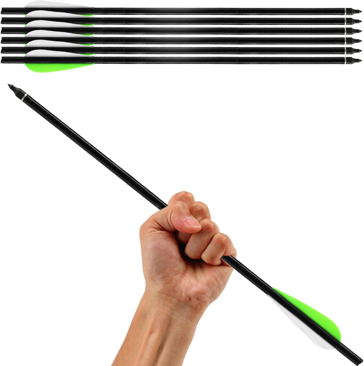 Aluminum Arrows Crossbow Arrows Hunting Survival