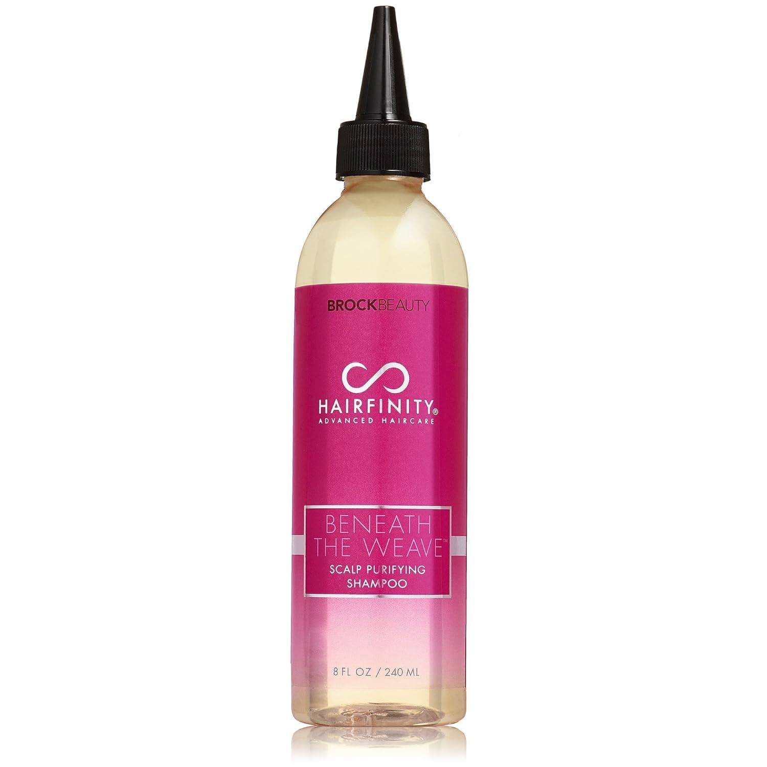 Hairfinity Beneath the Weave Scalp Purifying Shampoo To Calm, Cleanse & Detox Your Hair - Scents of Peppermint & Tea Tree Oils 8 oz